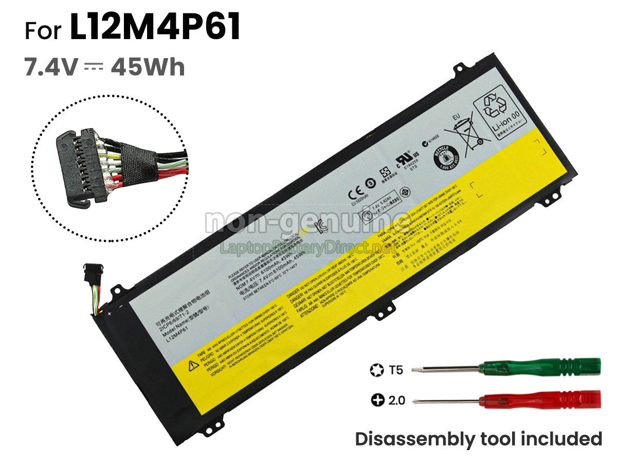 replacement Lenovo L12L4P61 battery