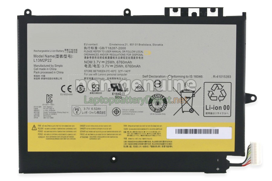 replacement Lenovo MIIX 3 10 laptop battery