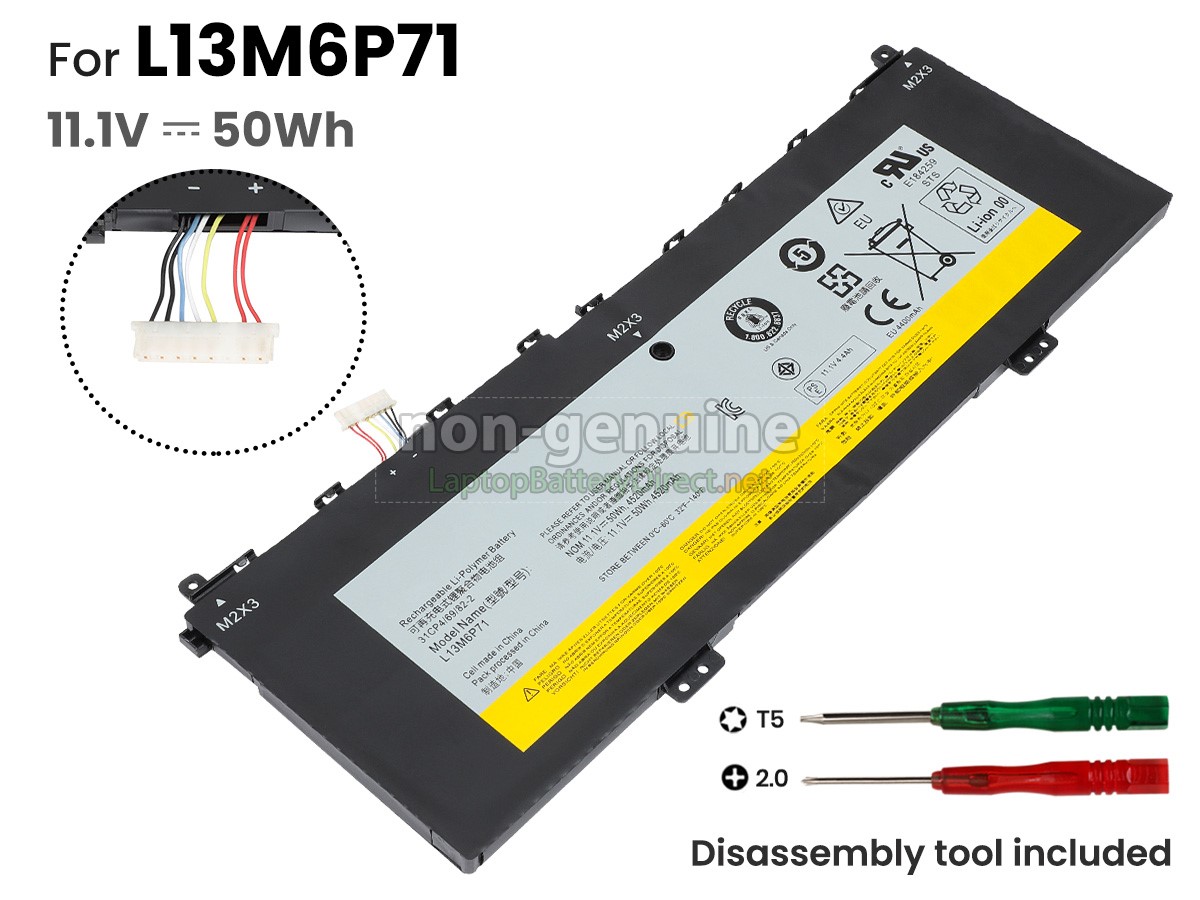 replacement Lenovo L13S6P71 battery