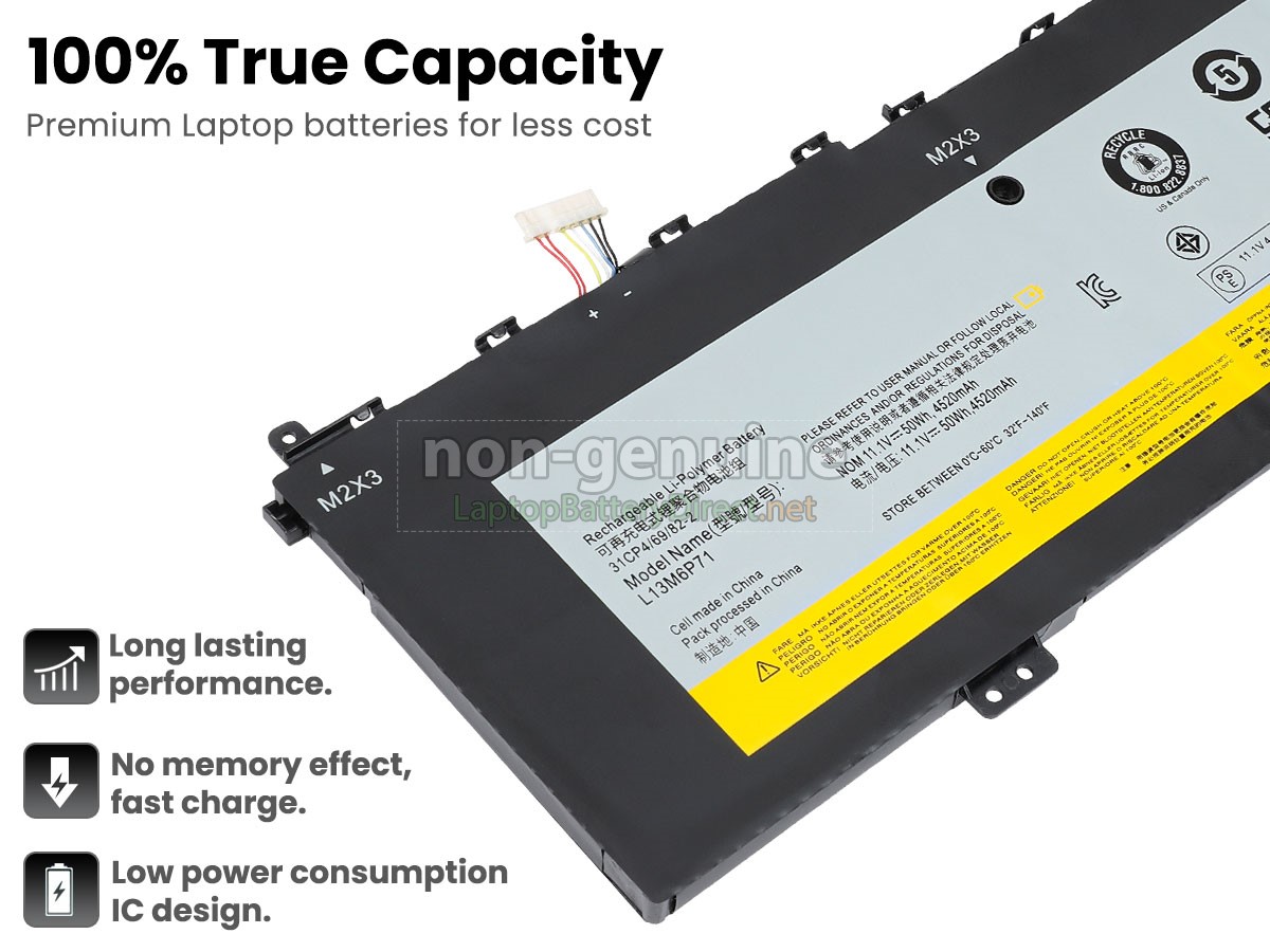 replacement Lenovo L13S6P71 battery