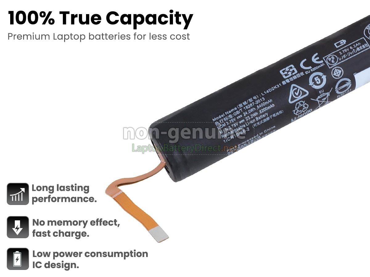 replacement Lenovo L14D2K31 battery