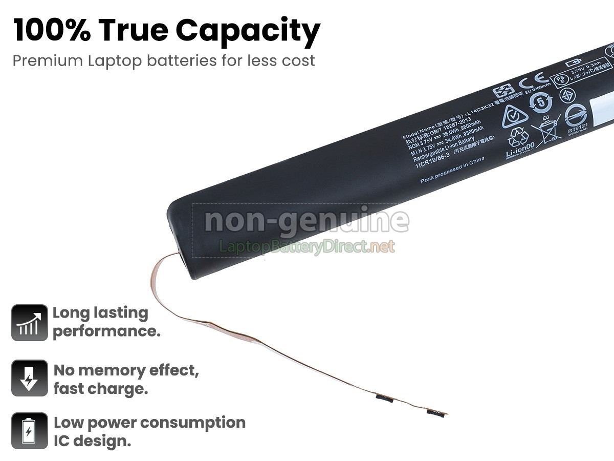 replacement Lenovo YOGA Tablet 2 PRO-1380 battery