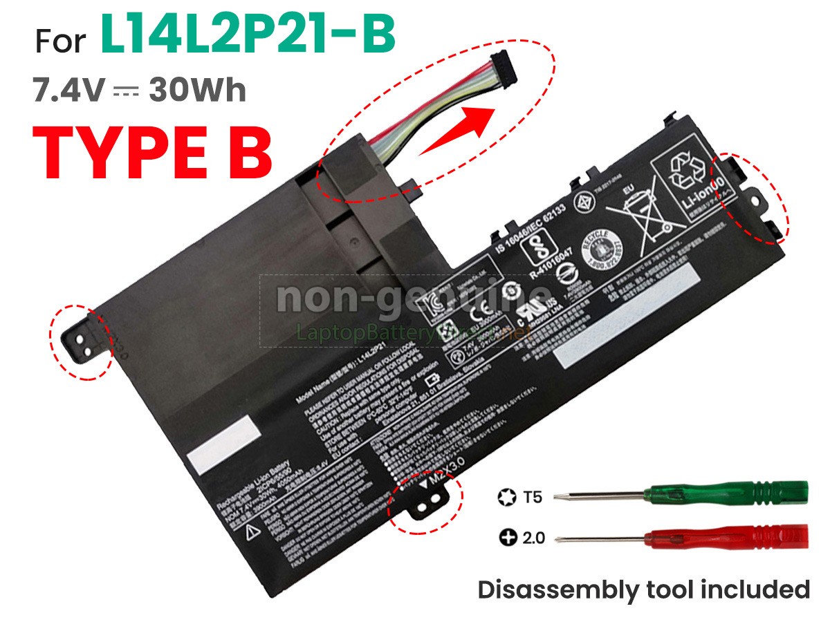 replacement Lenovo IdeaPad 520S-14IKBR battery