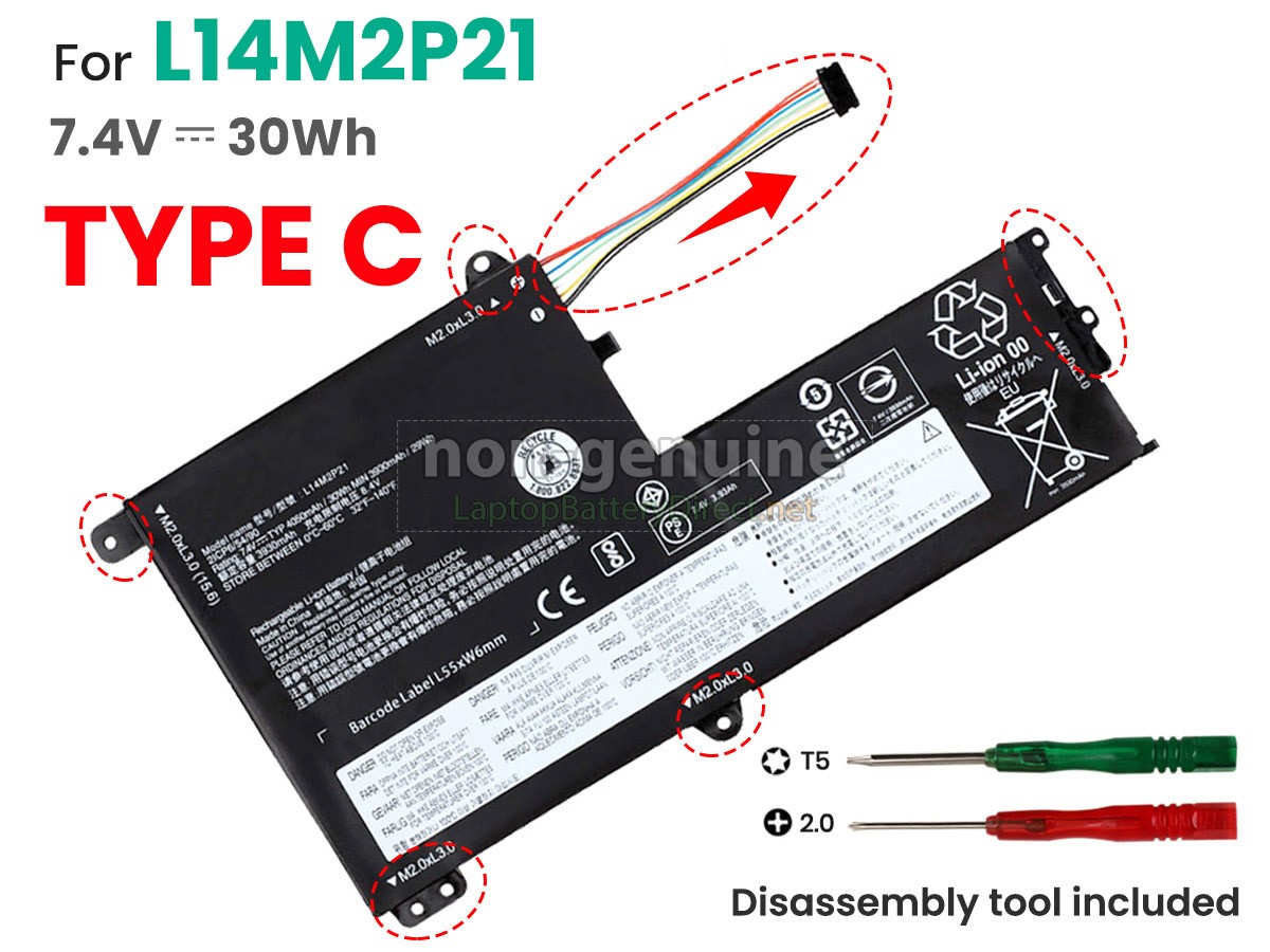 replacement Lenovo IdeaPad 520S-14IKBR battery