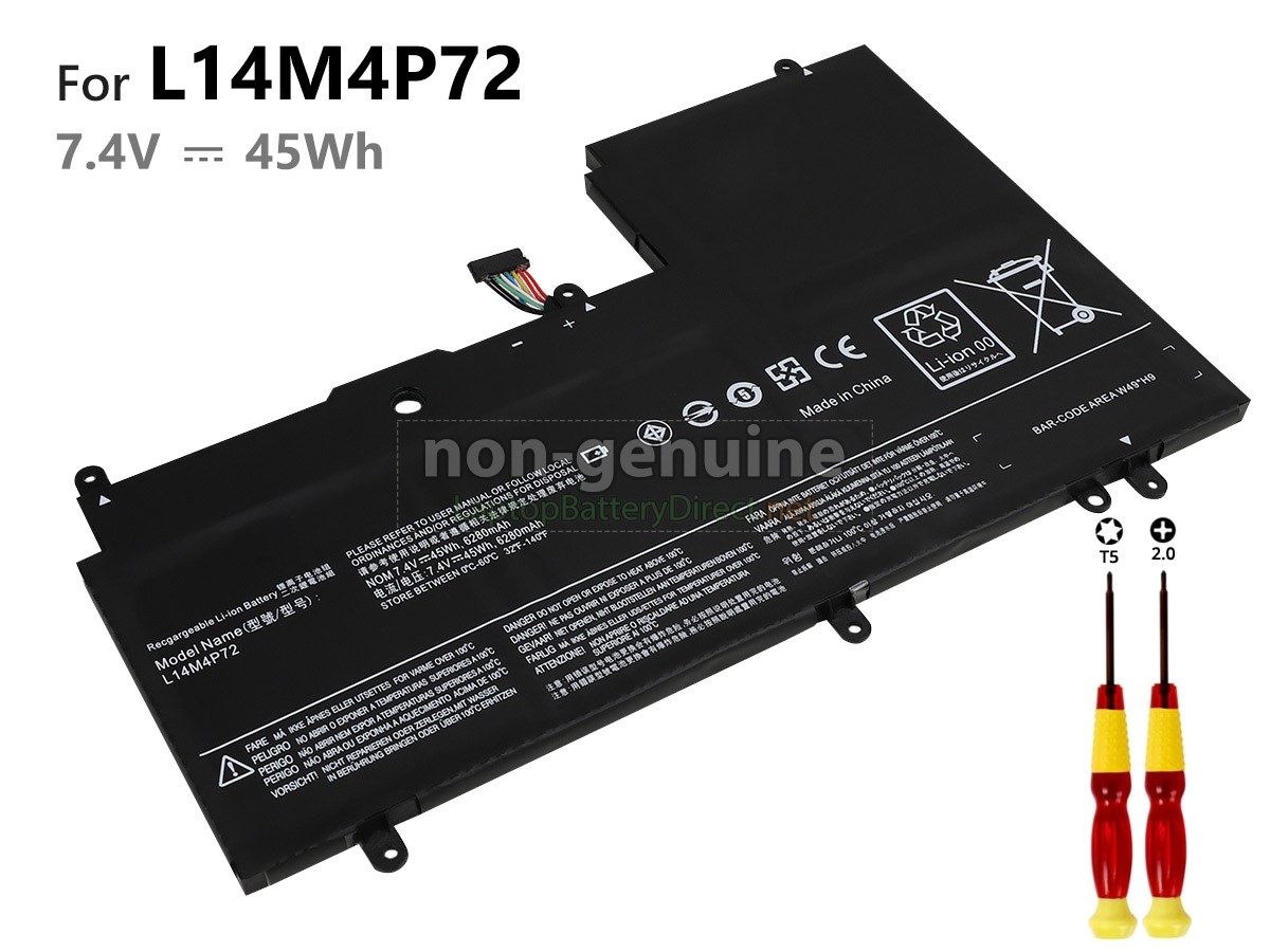 replacement Lenovo YOGA 700-14ISK-80QD0072GE battery