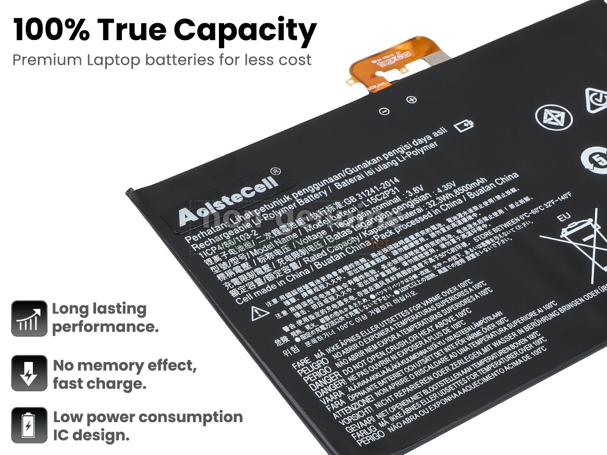 replacement Lenovo YOGA BOOK YB1-X91X battery