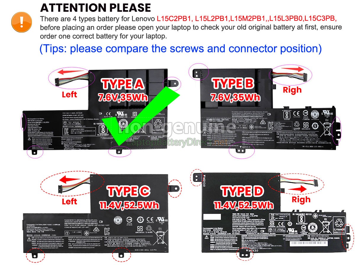 replacement Lenovo YOGA 510-15ISK battery
