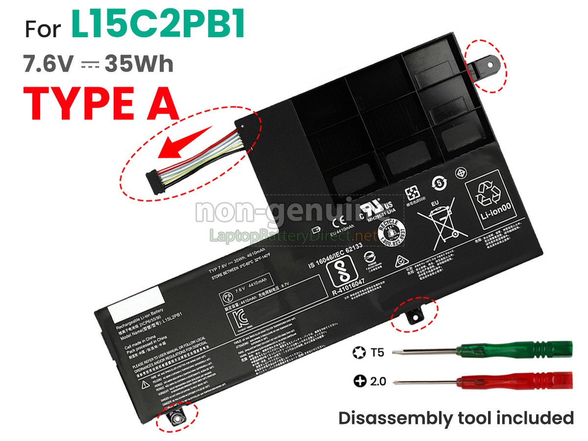 replacement Lenovo YOGA 510-15ISK battery