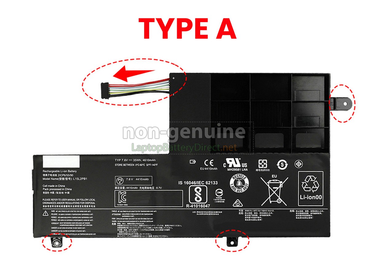 replacement Lenovo YOGA 510-15ISK battery