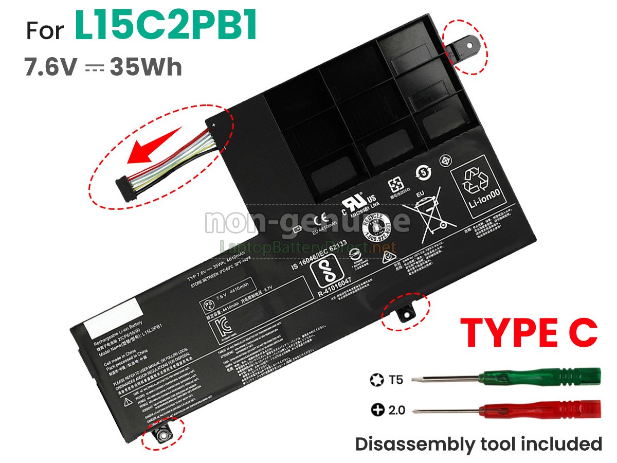 replacement Lenovo YOGA 520-14IKB-80X8 battery
