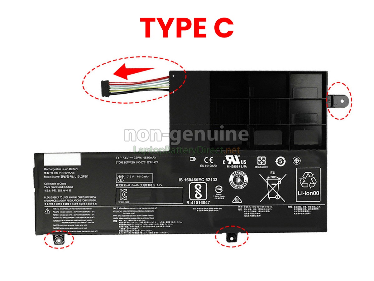replacement Lenovo YOGA 520-14IKB-80X8 battery