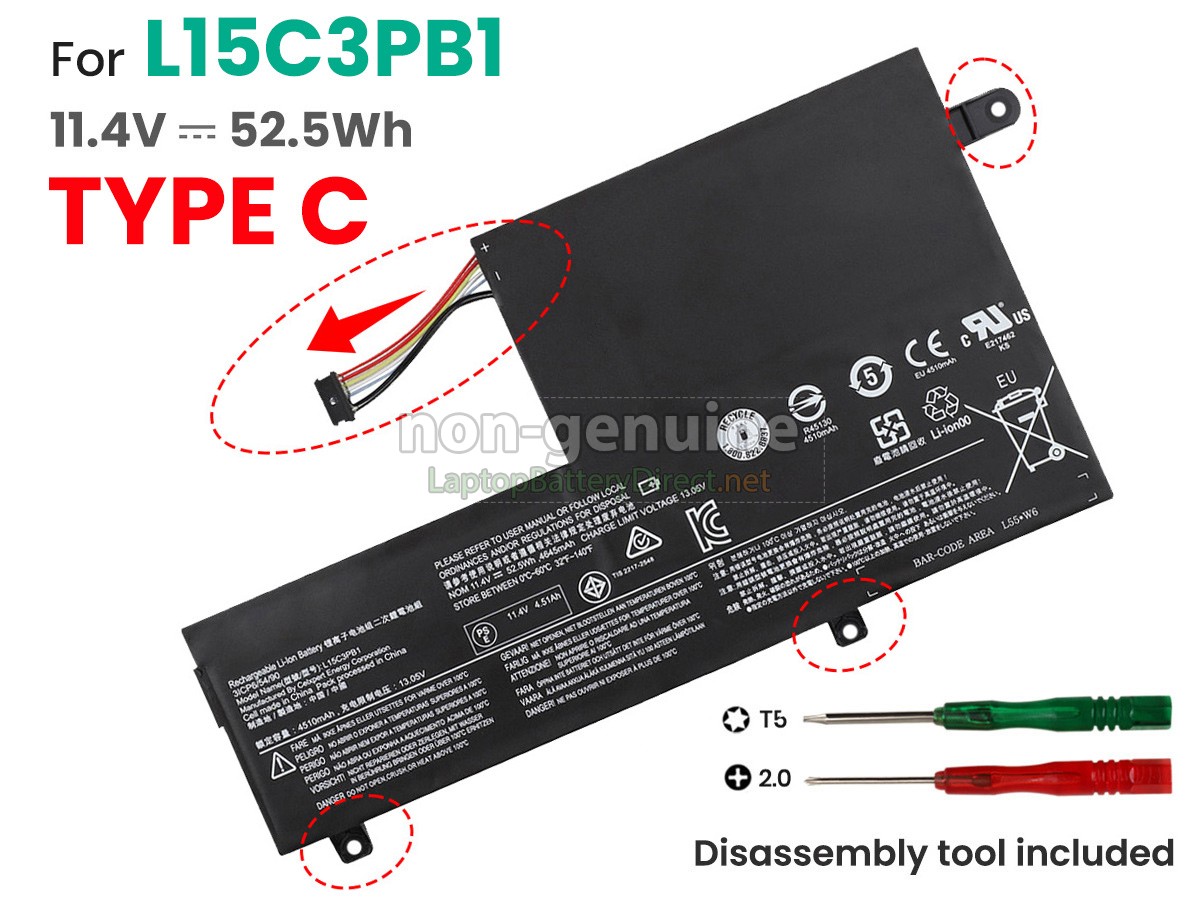 replacement Lenovo YOGA 510-15ISK battery