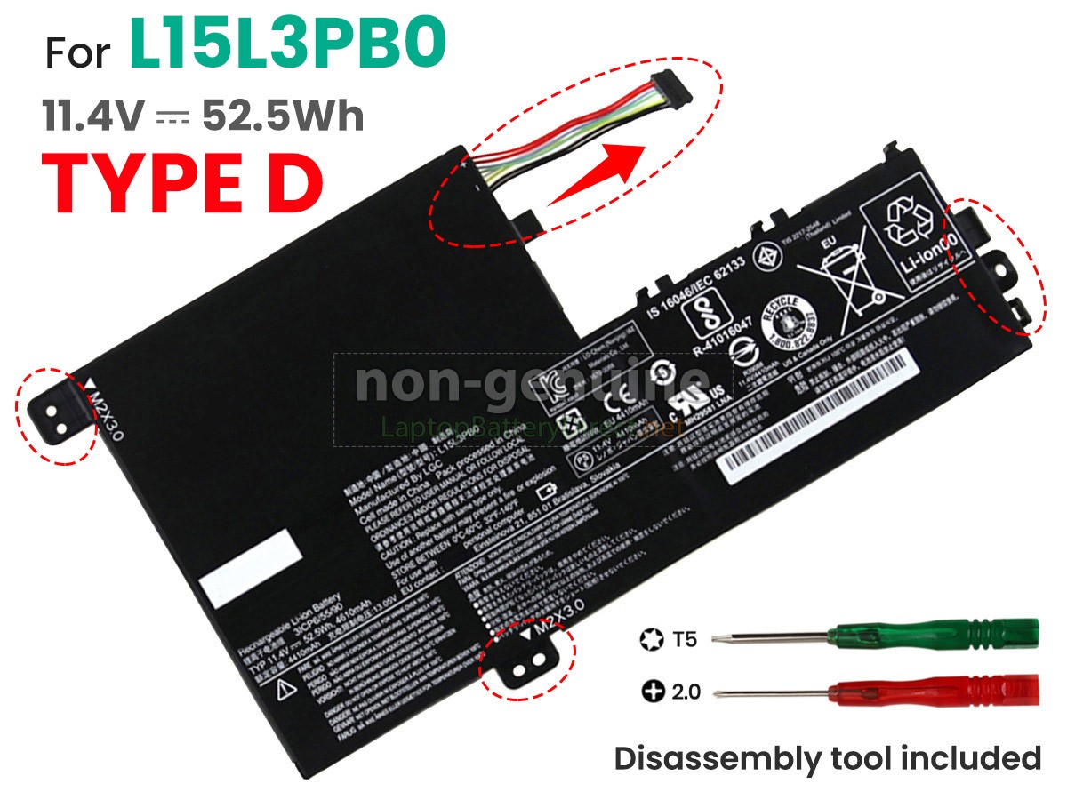replacement Lenovo YOGA 510-15ISK battery