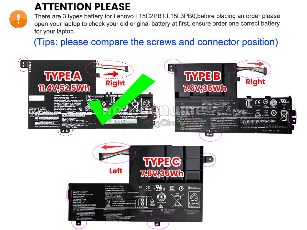 replacement Lenovo YOGA 520-14IKB-80X8 battery
