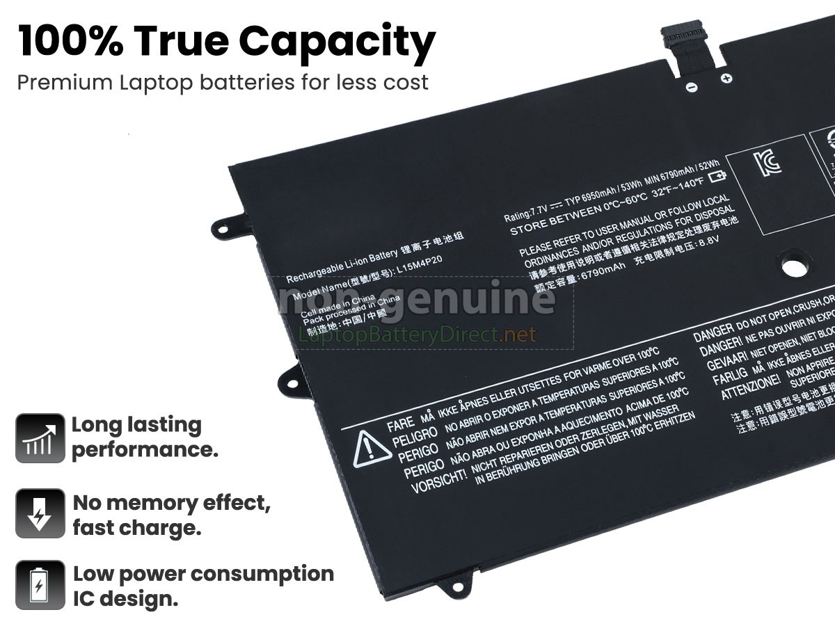 replacement Lenovo YOGA 900S-12ISK-80ML000PUS battery