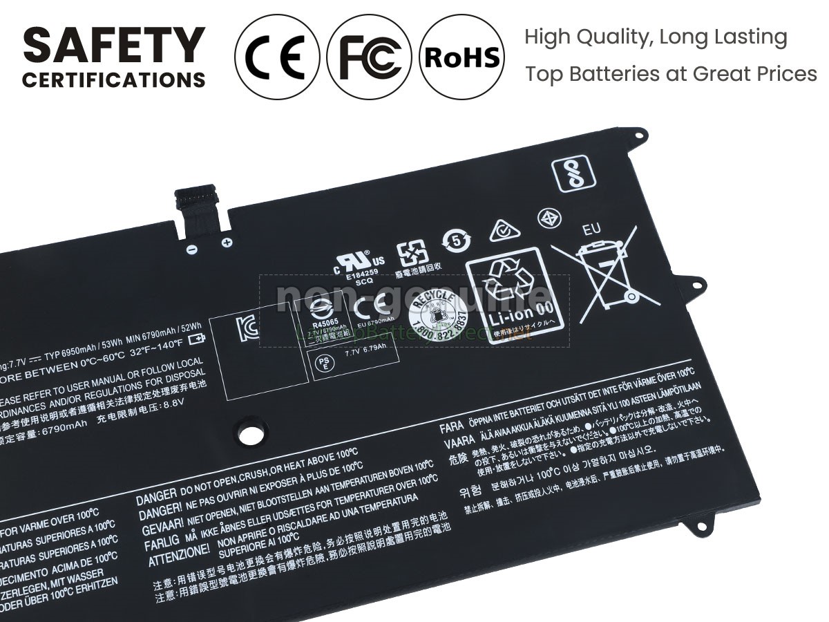 replacement Lenovo YOGA 900S-12ISK-80ML000PUS battery