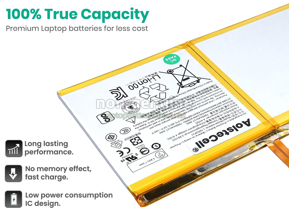 replacement Lenovo L16D2P31 battery