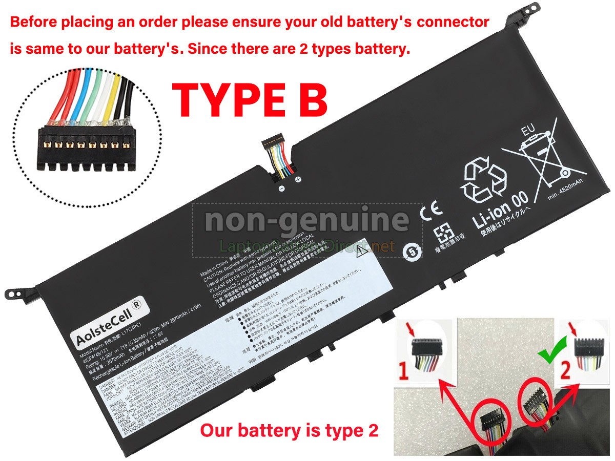 replacement Lenovo YOGA S730-13IML-81U4000JHH battery