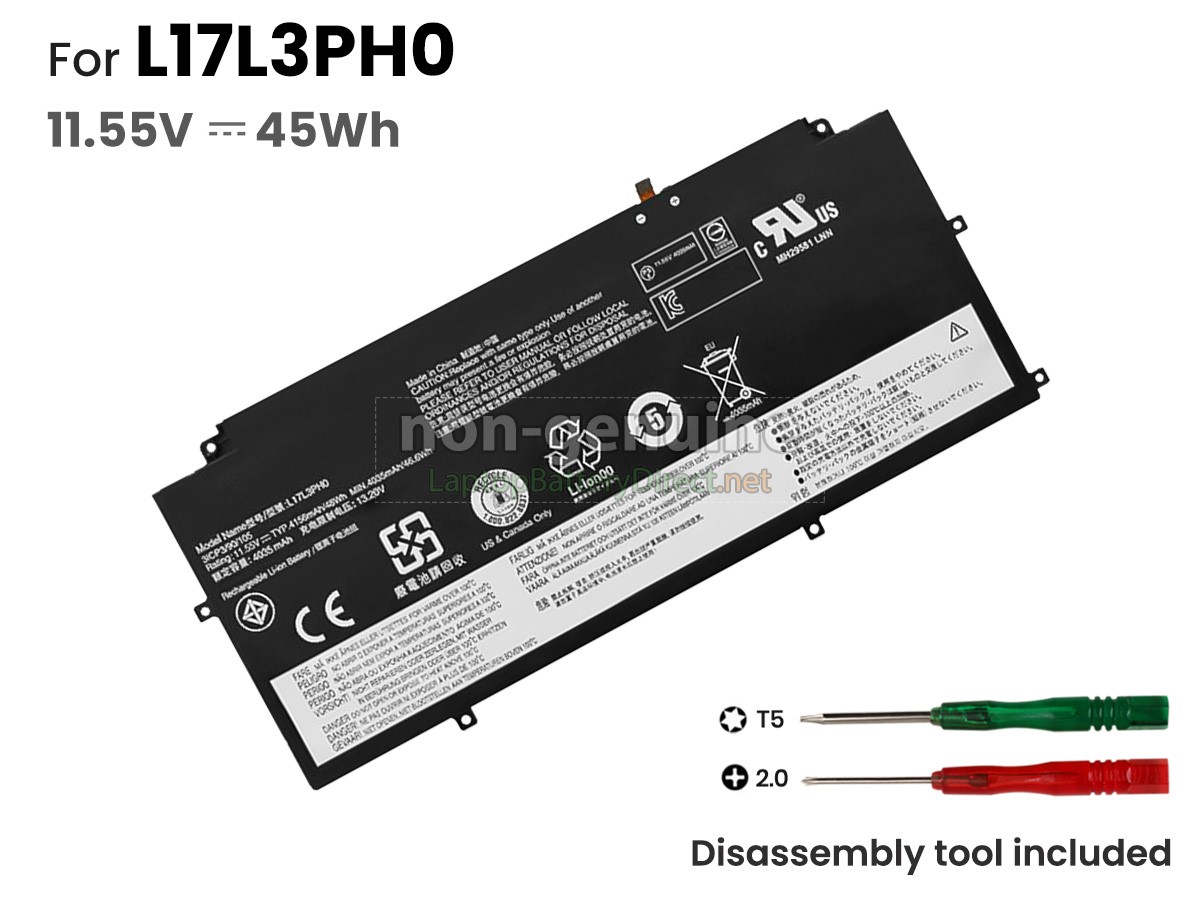 replacement Lenovo L17L3PH0 battery