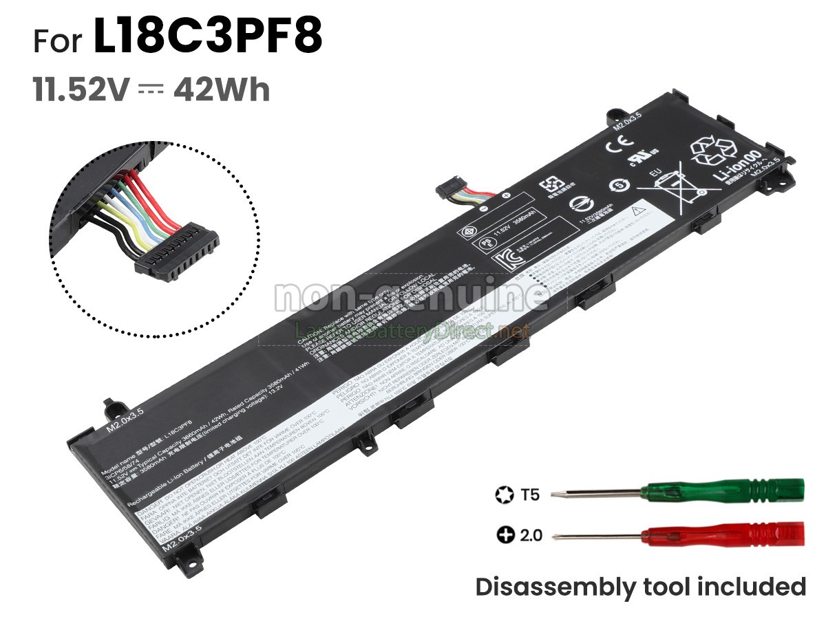 replacement Lenovo L18C3PF8 battery
