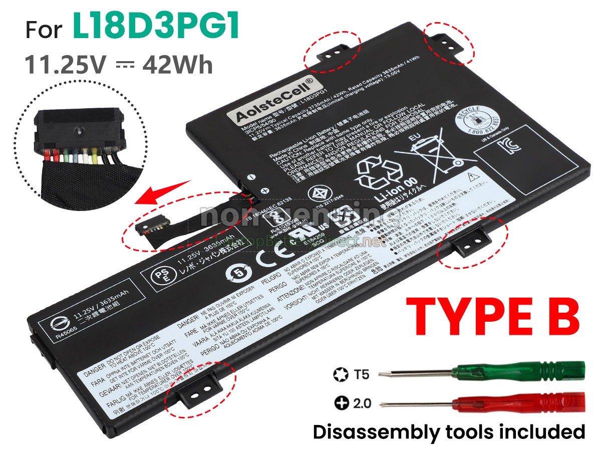 replacement Lenovo L17M3PB0 battery