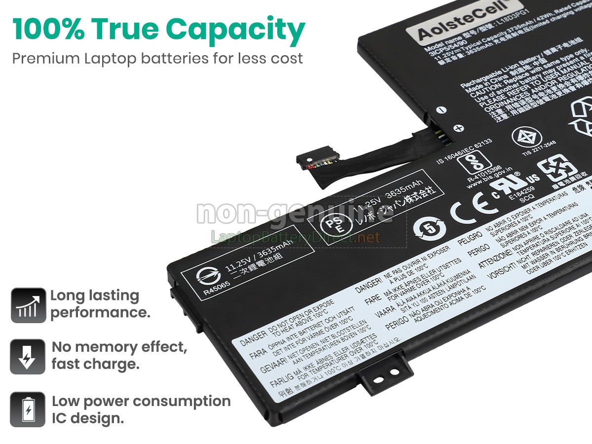 replacement Lenovo L17M3PB0 battery
