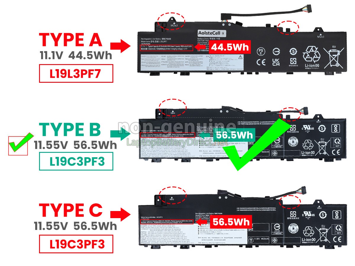 replacement Lenovo IdeaPad 5-14ALC05-82LM00BBMH battery