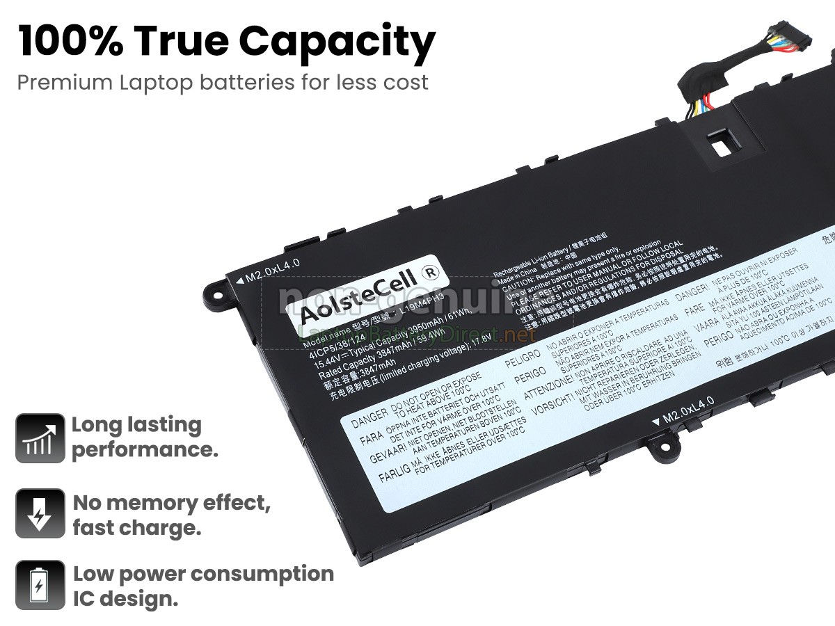 replacement Lenovo YOGA SLIM 7 PRO 14IHU5 O-82NH002BAU battery