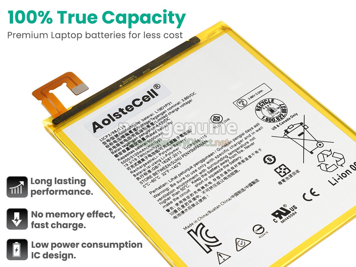 replacement Lenovo TB-8505X battery