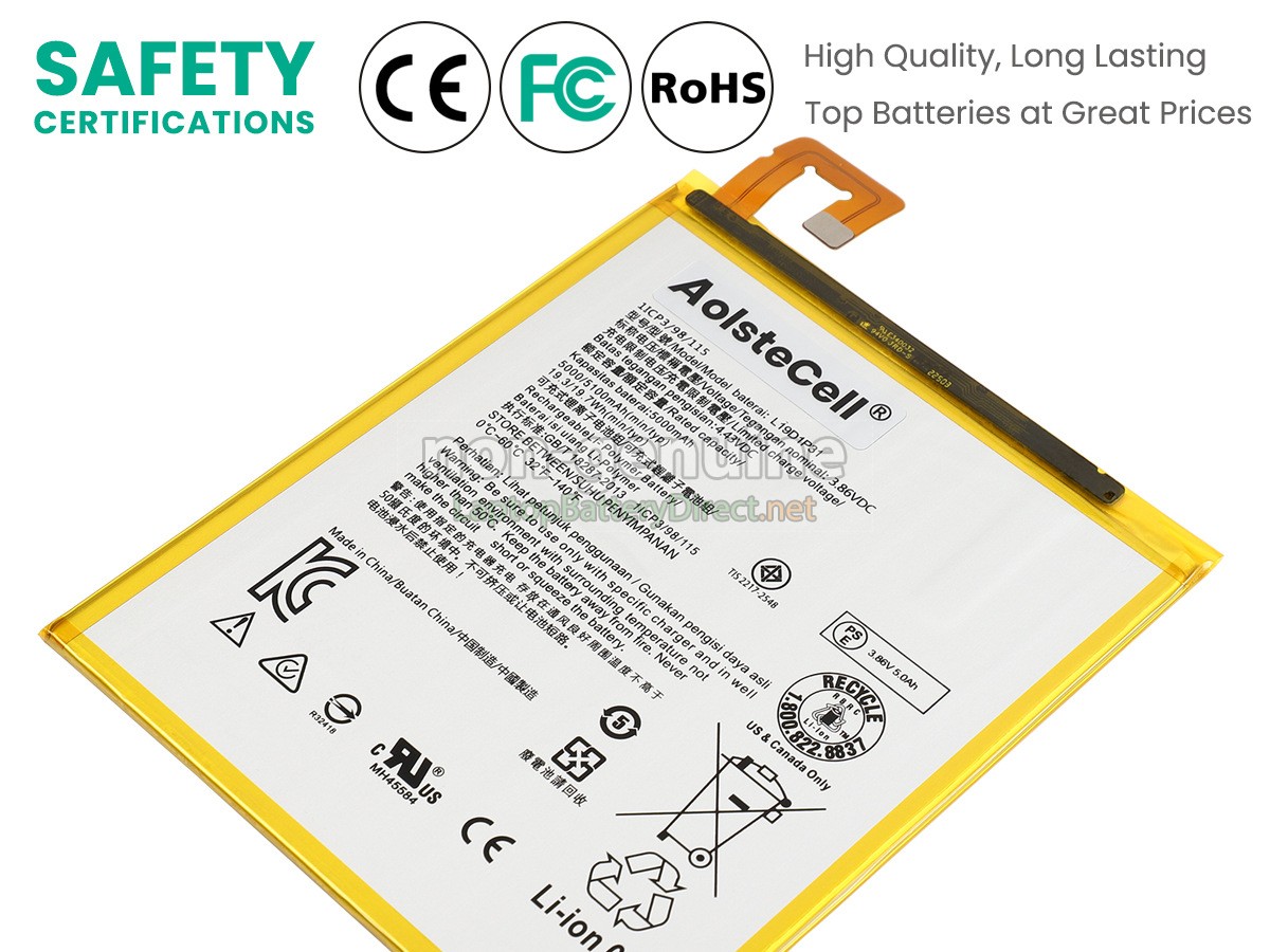 replacement Lenovo TB-8505X battery