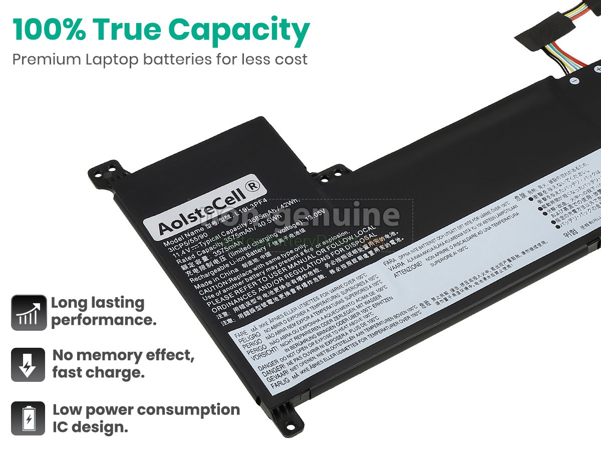 replacement Lenovo L19L3PF4 battery