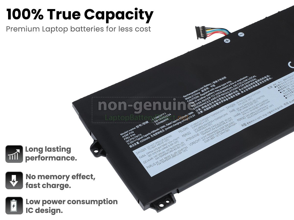 replacement Lenovo SB10V03234 battery
