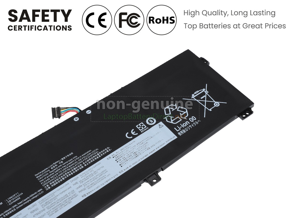 replacement Lenovo SB10V03234 battery