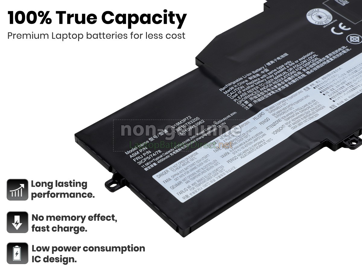 replacement Lenovo 5B10W13964 battery