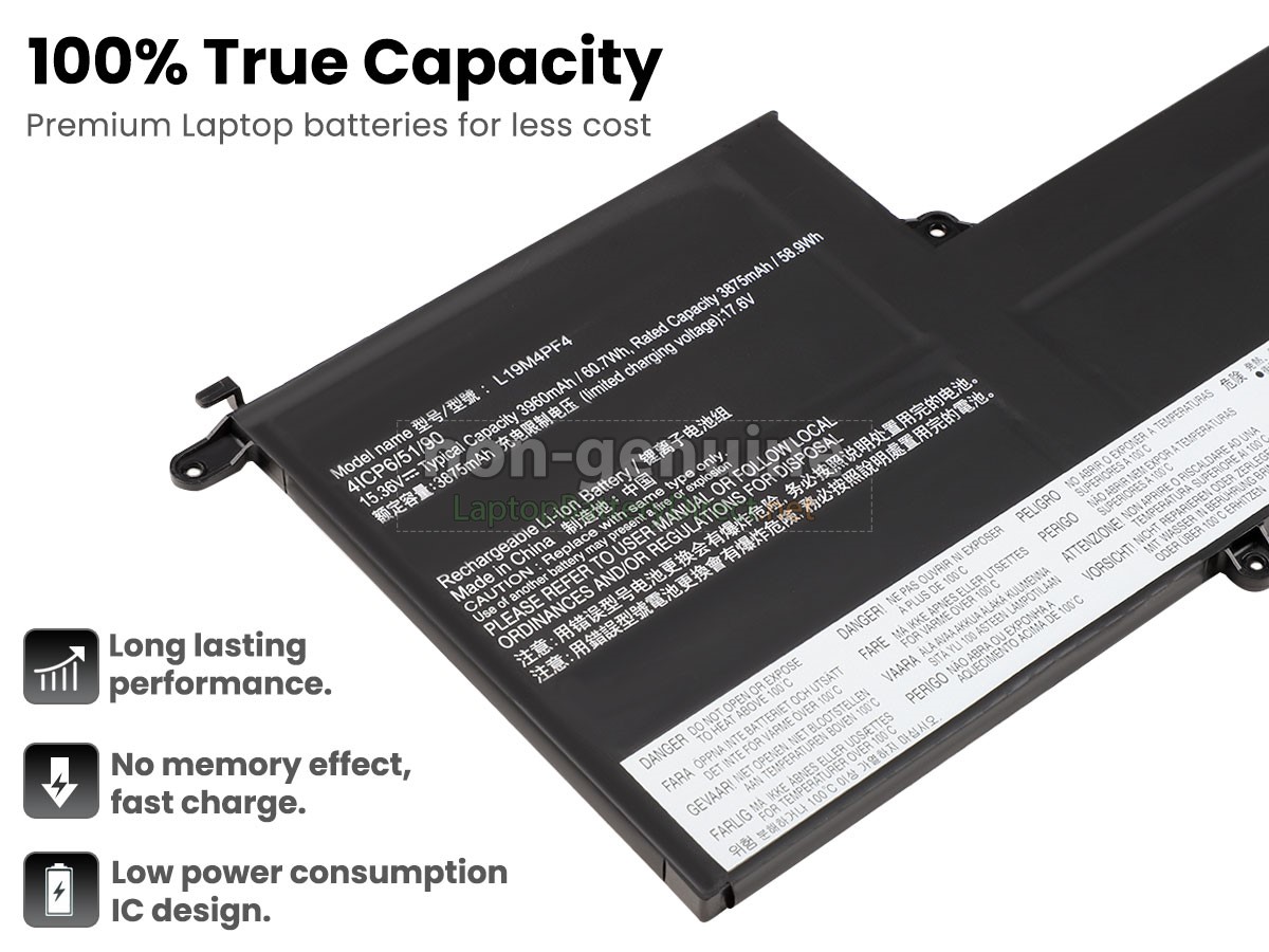 replacement Lenovo YOGA SLIM 7 14ITL05-82A3003PRM battery