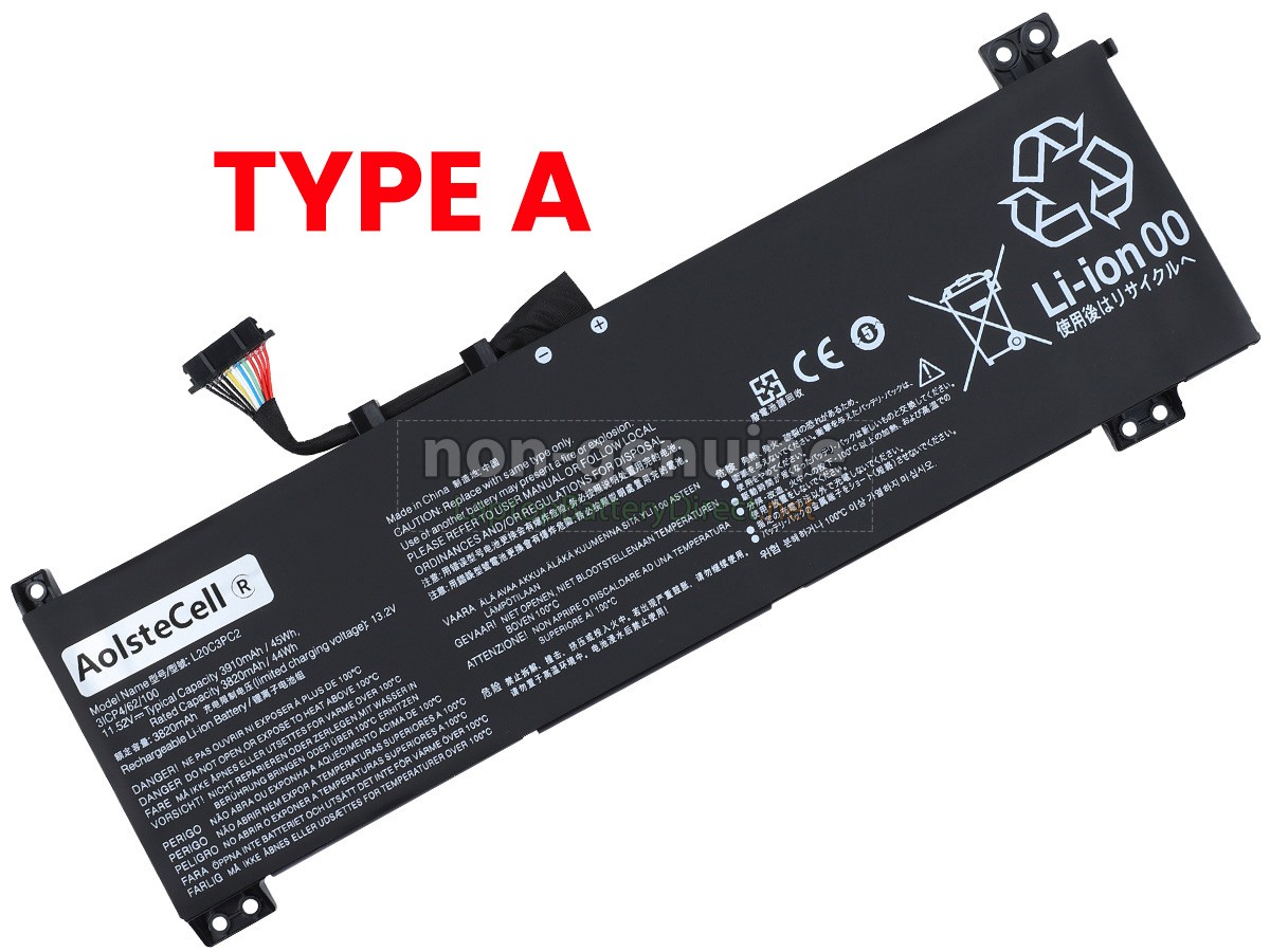 replacement Lenovo IdeaPad GAMING 3 15ACH6-82K200CCDT battery