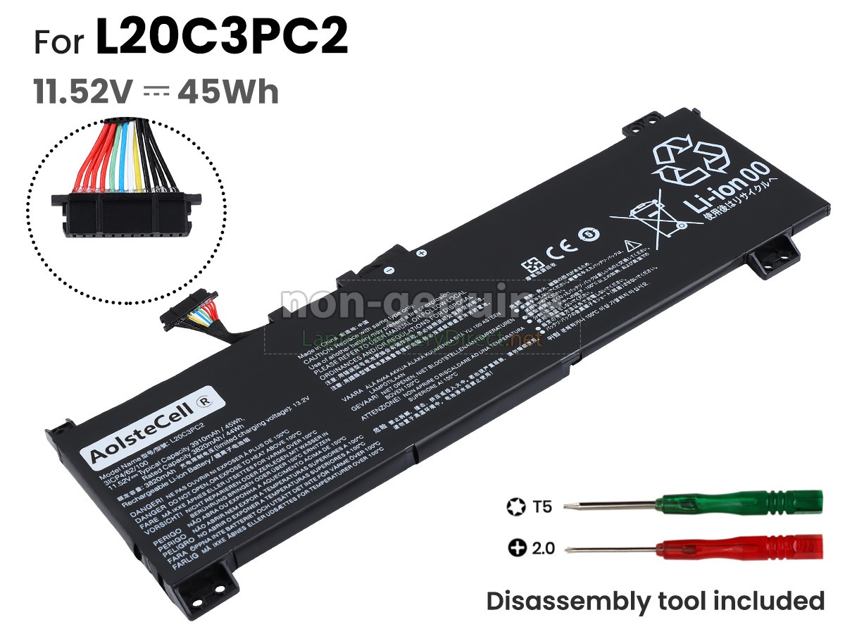 replacement Lenovo IdeaPad GAMING 3 15IHU6-82K1005MSC battery