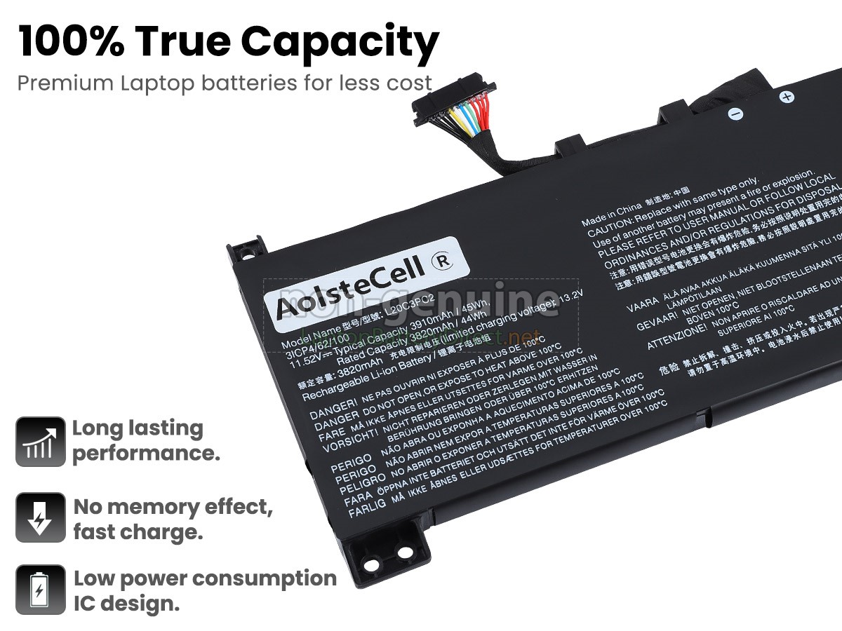 replacement Lenovo IdeaPad GAMING 3 15IHU6-82K1005MSC battery