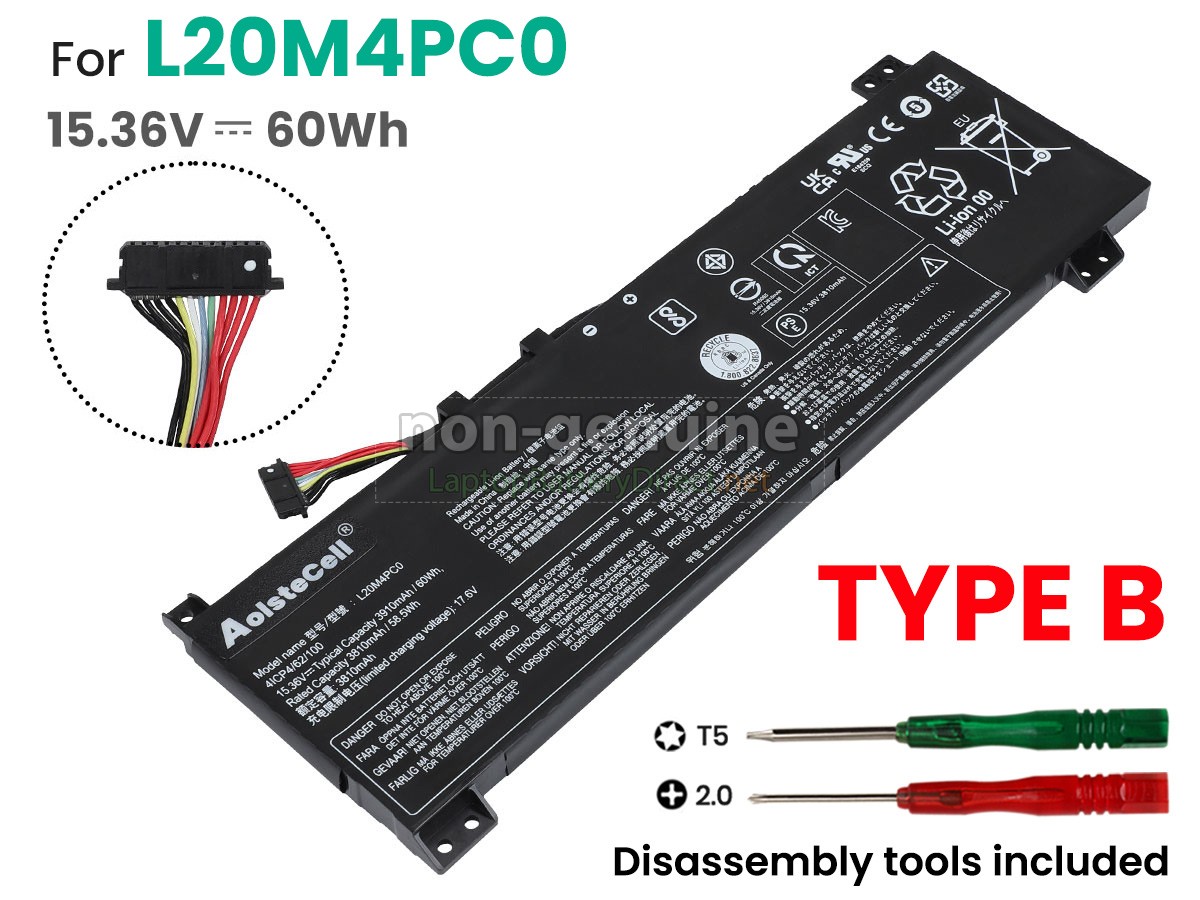 replacement Lenovo IdeaPad GAMING 3 15ACH6-82K200CCDT battery