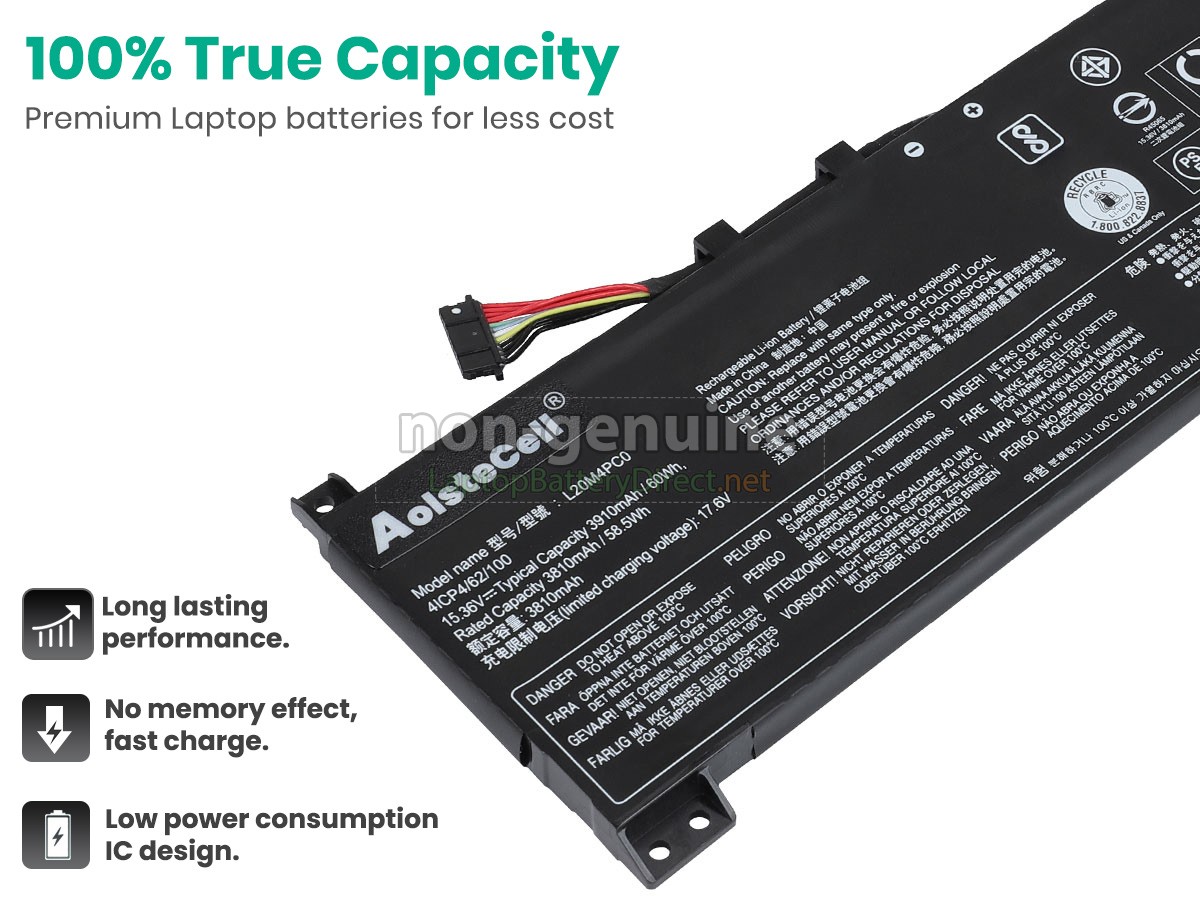 replacement Lenovo IdeaPad GAMING 3 15ACH6-82K200CCDT battery