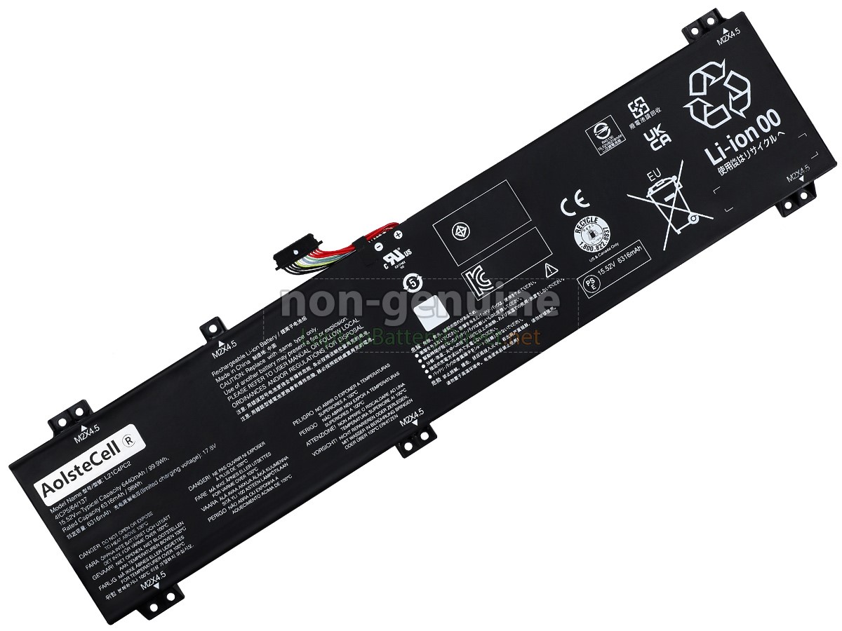replacement Lenovo 5B11F53998 battery