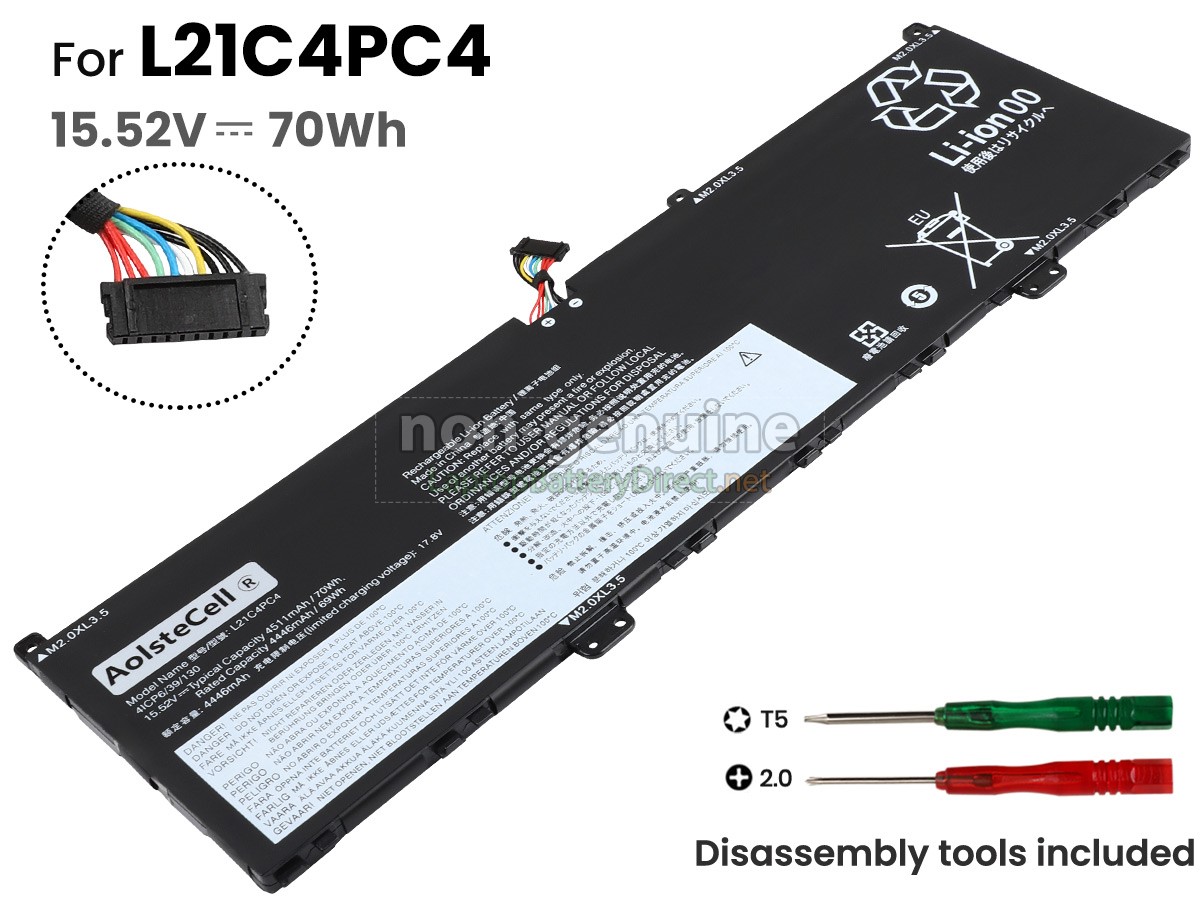 replacement Lenovo YOGA SLIM 7 PROX 14ARH7-82TL001RTW battery
