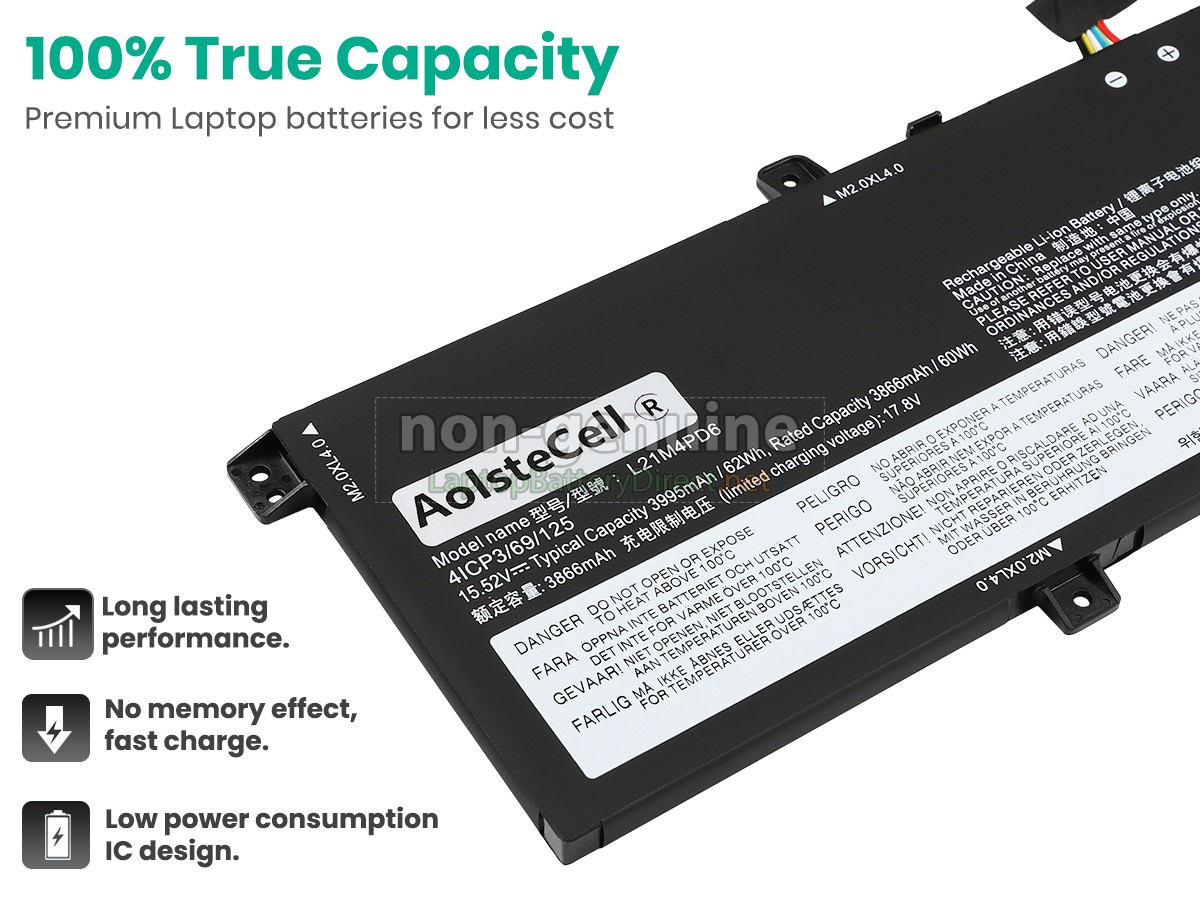 replacement Lenovo L21C3PD5 battery