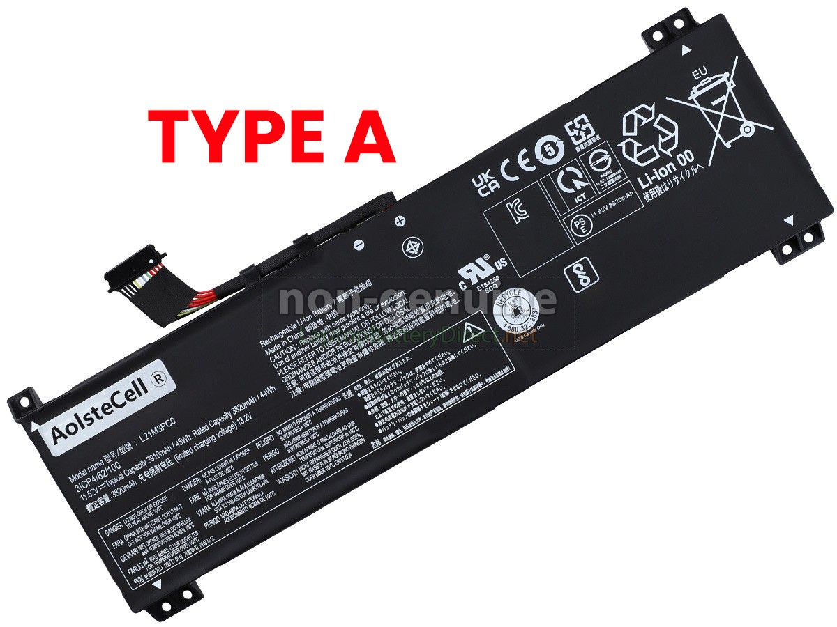 replacement Lenovo IdeaPad GAMING 3 15IAH7-82S9013DPB battery