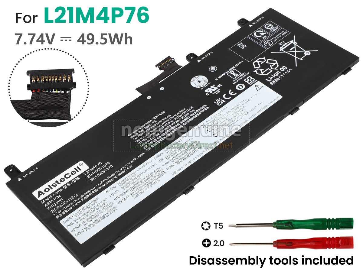 replacement Lenovo ThinkPad X13S GEN 1-21BX000PPG battery
