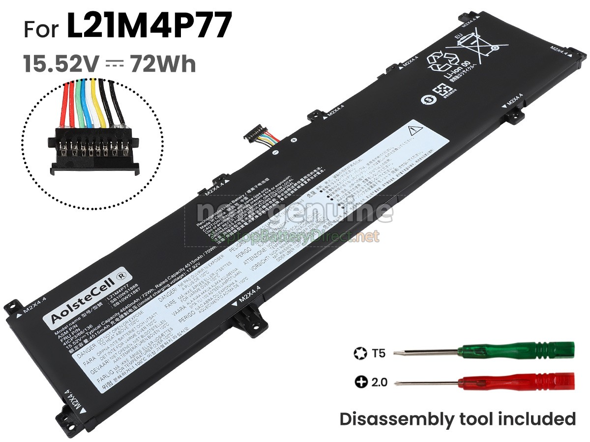 High Quality Lenovo ThinkPad Z16 GEN 2-21JX0015MX Replacement Battery ...