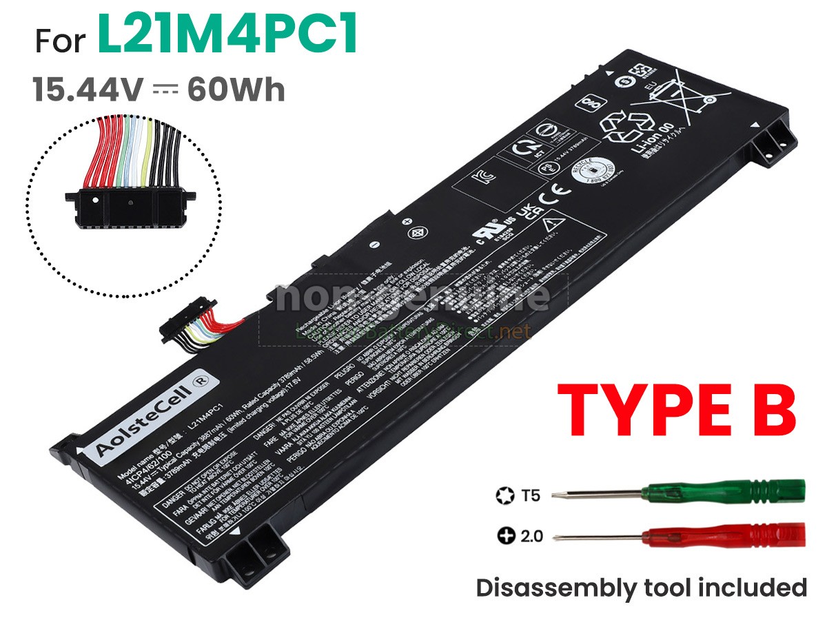 replacement Lenovo IdeaPad GAMING 3 15IAH7-82S9013DPB battery