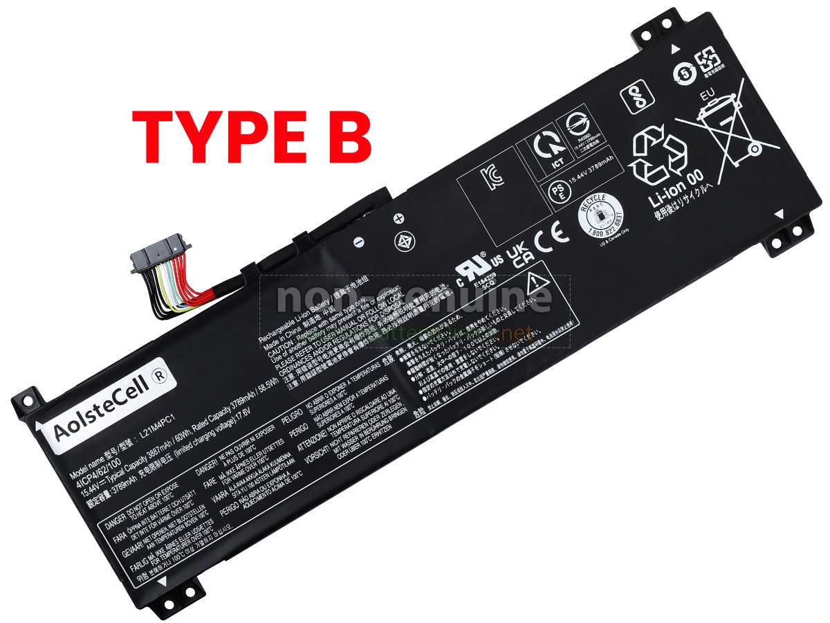 replacement Lenovo IdeaPad GAMING 3 15IAH7-82S9013DPB battery