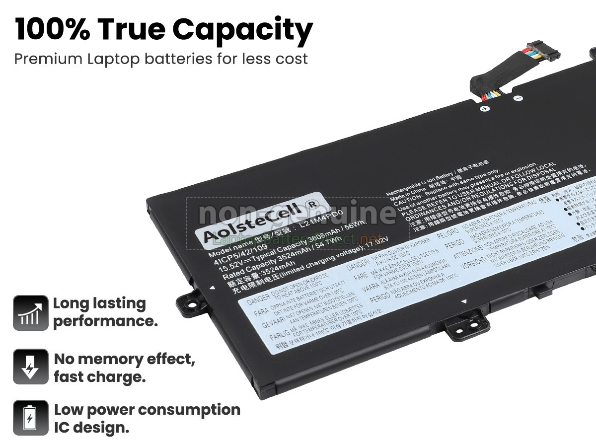 replacement Lenovo THINKBOOK PLUS G4 IRU-21JJ0006AT battery