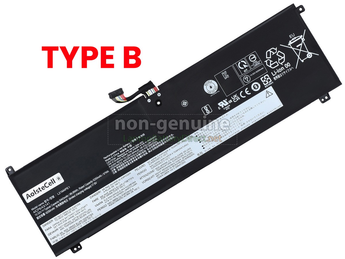 replacement Lenovo LEGION S7 16IAH7-82TF004NSP battery